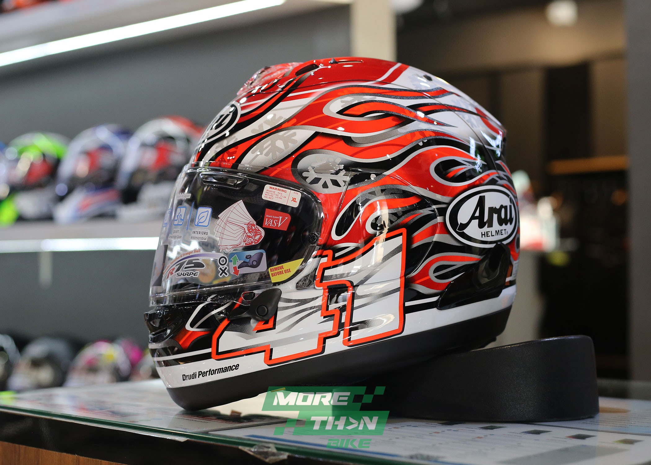 หมวกกันน็อค Arai รุ่น RX-7V EVO ลาย Haga GP – หมวกกันน็อค ถุงมือ เสื้อ ...