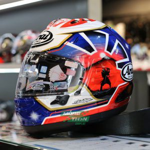 หมวกกันน็อค Arai รุ่น RX-7V ลาย Pedrosa Spirit Blue
