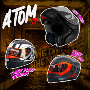 หมวกกันน็อคยกคาง MT ATOM SV