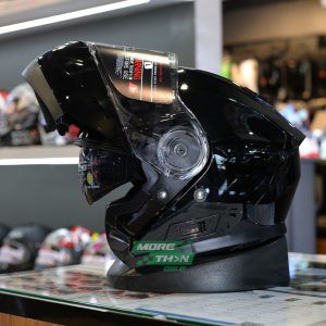 หมวกกันน็อค BRG Adventure Gloss Black