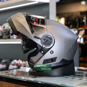 หมวกกันน็อค BRG Adventure Matt Grey