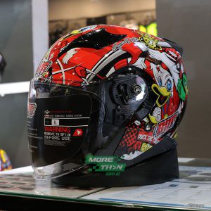 หมวกกันน็อคBRG BR-20 Duck Champion Gloss Red