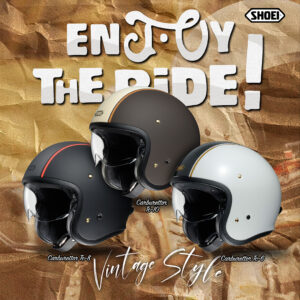 หมวกกันน็อค SHOEI รุ่น J.O. Carburettor
