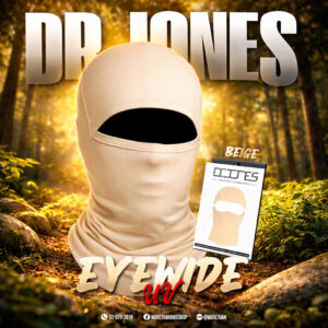 โม่งคลุมหัว Dr. Jones Balaclava Eyewide UV Beige