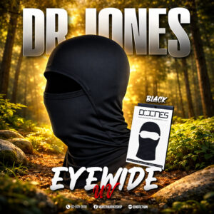 โม่งคลุมหัว Dr. Jones Balaclava Eyewide UV Black