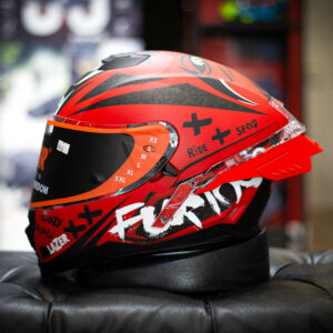 หมวกกันน็อค Lazer รุ่น Rafale Oni Red