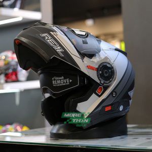 หมวกกันน็อค REAL รุ่น Storm Force Black/Grey