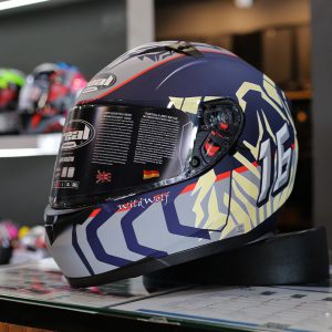 หมวกกันน็อค REAL รุ่น T-Hawk Wildwolf Matt Blue/Gray (สีด้าน)