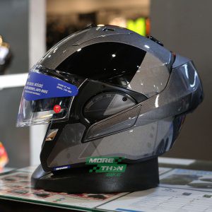 หมวกกันน็อค SHARK รุ่น EVO ES Endless Black/Grey AKA