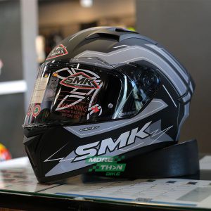 หมวกกันน็อค SMK รุ่น STELLAR Bolt Grey