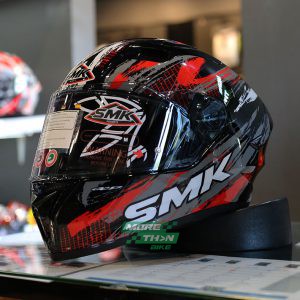 หมวกกันน็อค SMK รุ่น STELLAR Meteorite Red