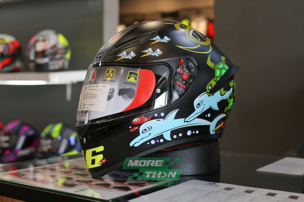 AGV K1 ベース WHITE ZOO MATT BLACK