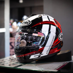 หมวกกันน็อค Arai รุ่น RX-7V Evo ลาย IOM TT 2022 (Limited Edition)