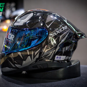 หมวกกันน็อค AXOR รุ่น Apex ลาย Hunter Black/Grey