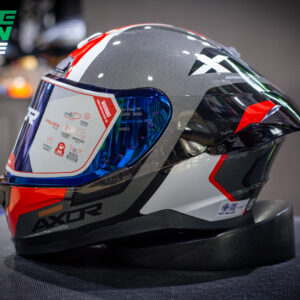 หมวกกันน็อค AXOR รุ่น Saber Spark Grey/Red