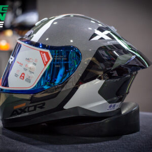หมวกกันน็อค AXOR รุ่น Saber Spark Grey/White