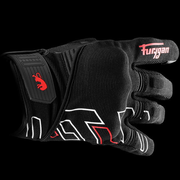 furygan-gloves-jet-neon-d3o-black-white-red-3 furygan-gloves-jet-neon-d3o-black-white-red-3