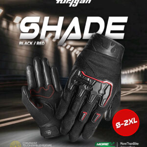 ถุงมือ Furygan รุ่น Shade ลาย Black/Red