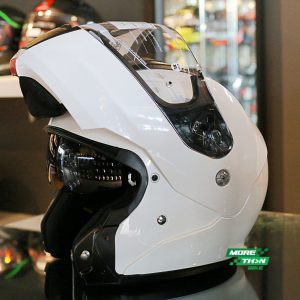 หมวกกันน็อคยกคาง HJC รุ่น C90 Pearl White Ryan