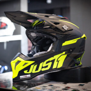 JUST1 J39 STAR BLACK FLUO YELLOW TITANIUM MATT