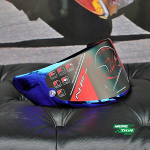 ชิลด์ KYT รุ่น NF-R, NX-Race สีปรอทน้ำเงิน