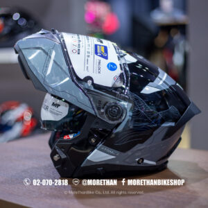 หมวกกันน็อคยกคาง MT รุ่น ATOM2 SV ลาย Highland Gloss Grey