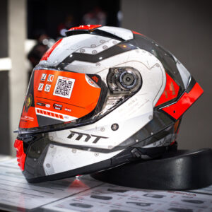 หมวกกันน็อค MT รุ่น THUNDER 4 SV ลาย Cheep Gloss Red