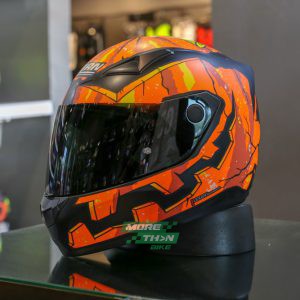 หมวกกันน็อค NOLAN รุ่น N605 ลาย Gemini Replica Pumkin