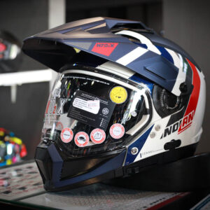 หมวกกันน็อค NOLAN N70-2 X Decurio Metal White