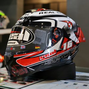 หมวกกันน็อค REAL รุ่น Falcon R Sport Black/Red