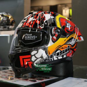 หมวกกันน็อค REAL รุ่น Falcon Raging Red