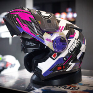 หมวกกันน็อค REAL รุ่น Storm Zyon Pink