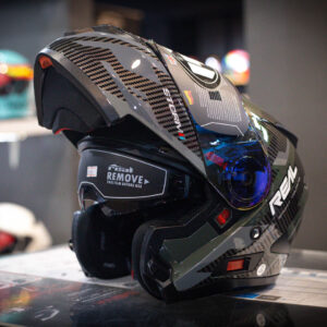 หมวกกันน็อค REAL รุ่น Storm Zyon Grey