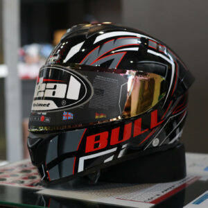 หมวกกันน็อค Real Thunder Toro OX Black/Grey/Red