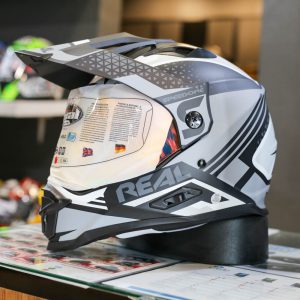 หมวกกันน็อค Real รุ่น Venger Plus Speed One Black/Grey