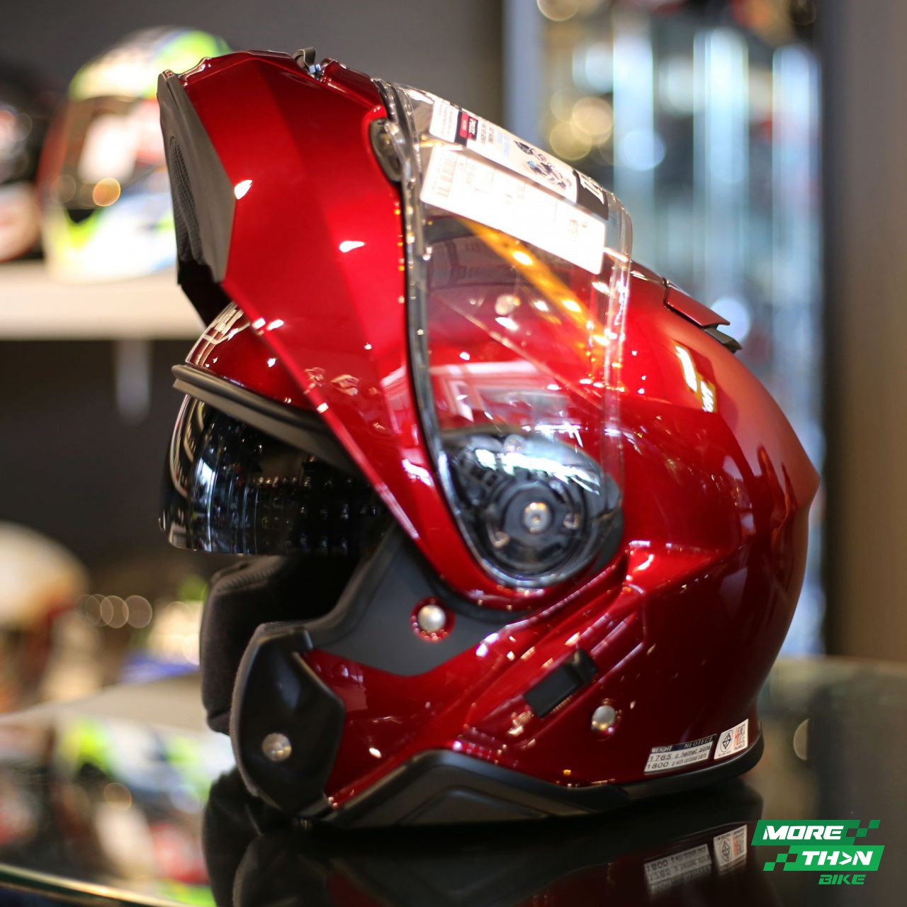 หมวกกันน็อค SHOEI NEOTEC II Red(Flip Up) – หมวกกันน็อค ถุงมือ เสื้อ ...
