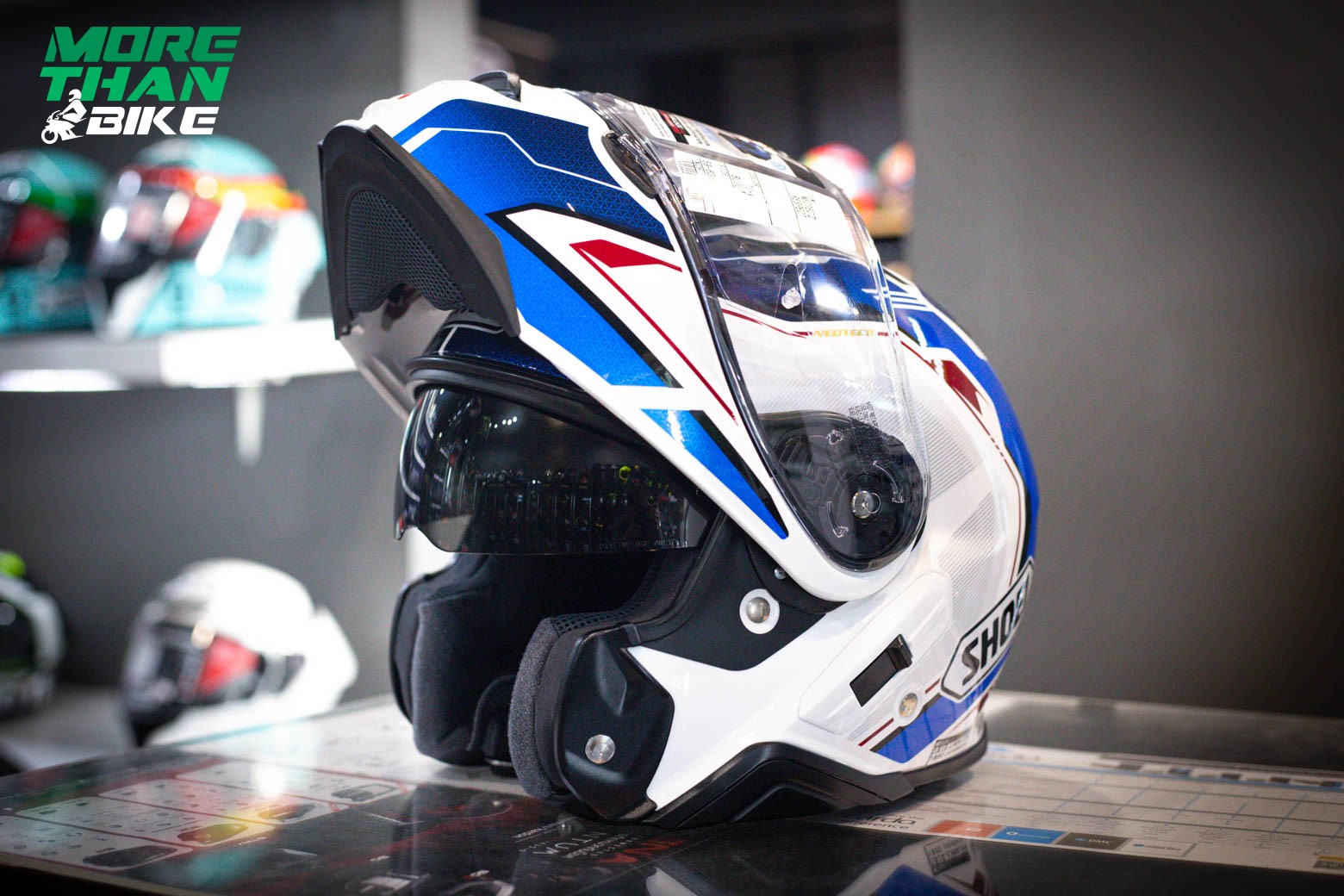 หมวกกันน็อคยกคาง SHOEI รุ่น NEOTEC II Respect TC-10 – หมวกกันน็อค ถุง ...