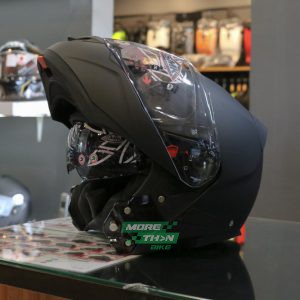 หมวกกันน็อคยกคาง SMK รุ่น GLIDE Matt Black