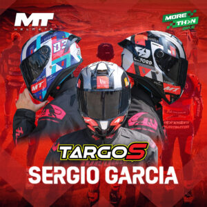 หมวกกันน็อค MT รุ่น Targo S ลาย Sergio Garcia