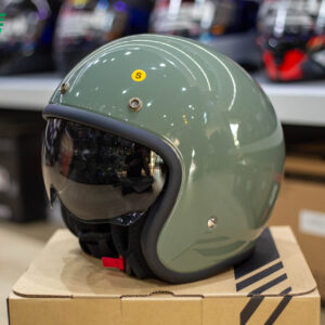 หมวกกันน็อคครึ่งใบ ZEUS ZS-389A ลาย Light Army Green